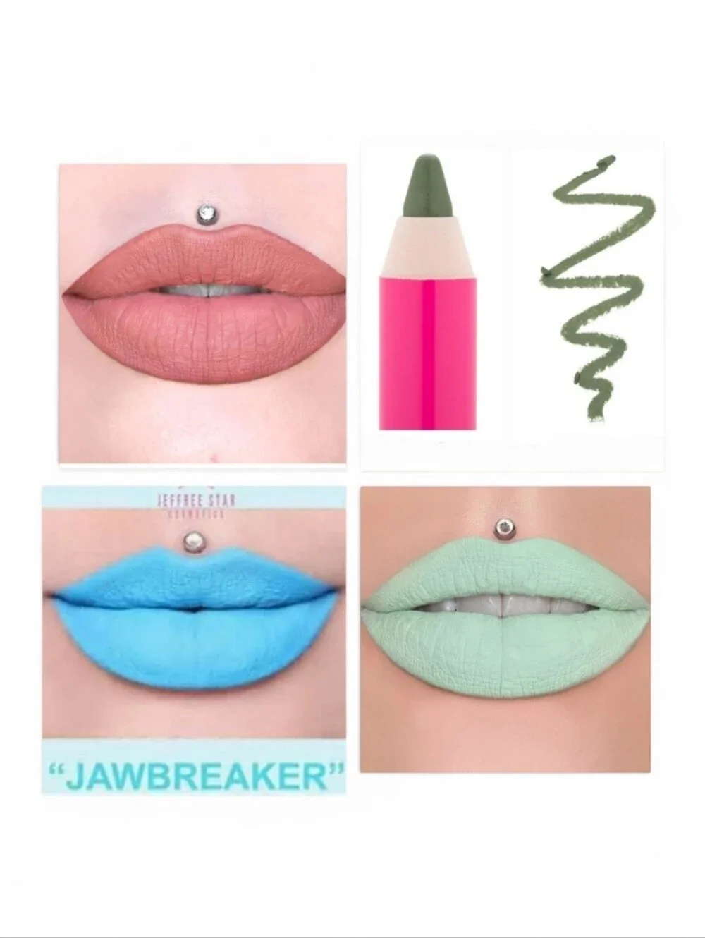 Jeffree Star Bundle Of 4 New Lipsticks And Liner